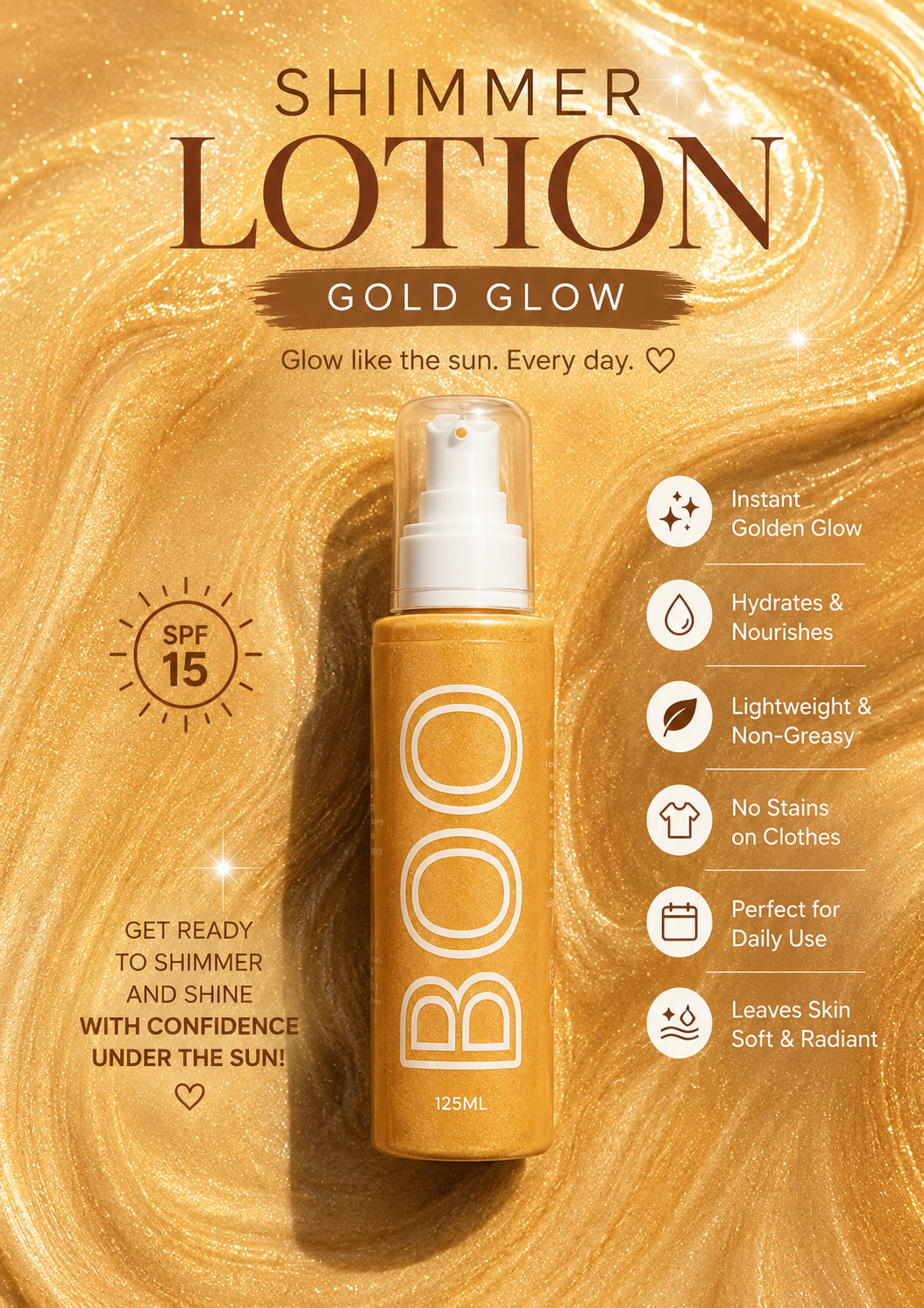 BOO Shimmer Lotion