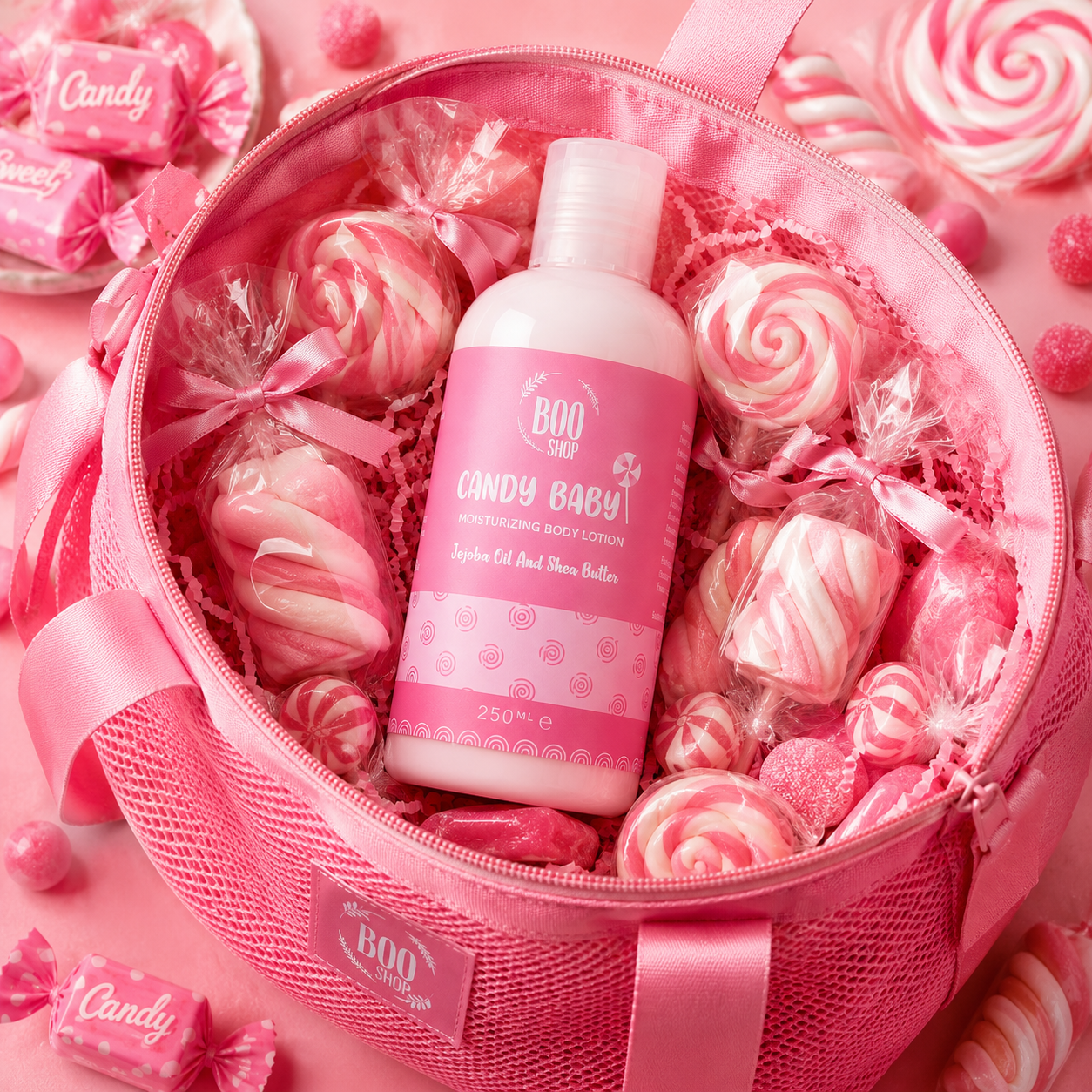 Candy baby body lotion