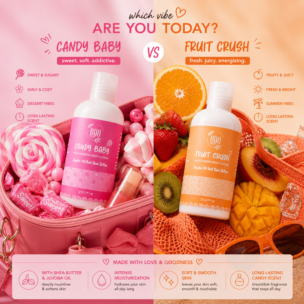Candy baby body lotion