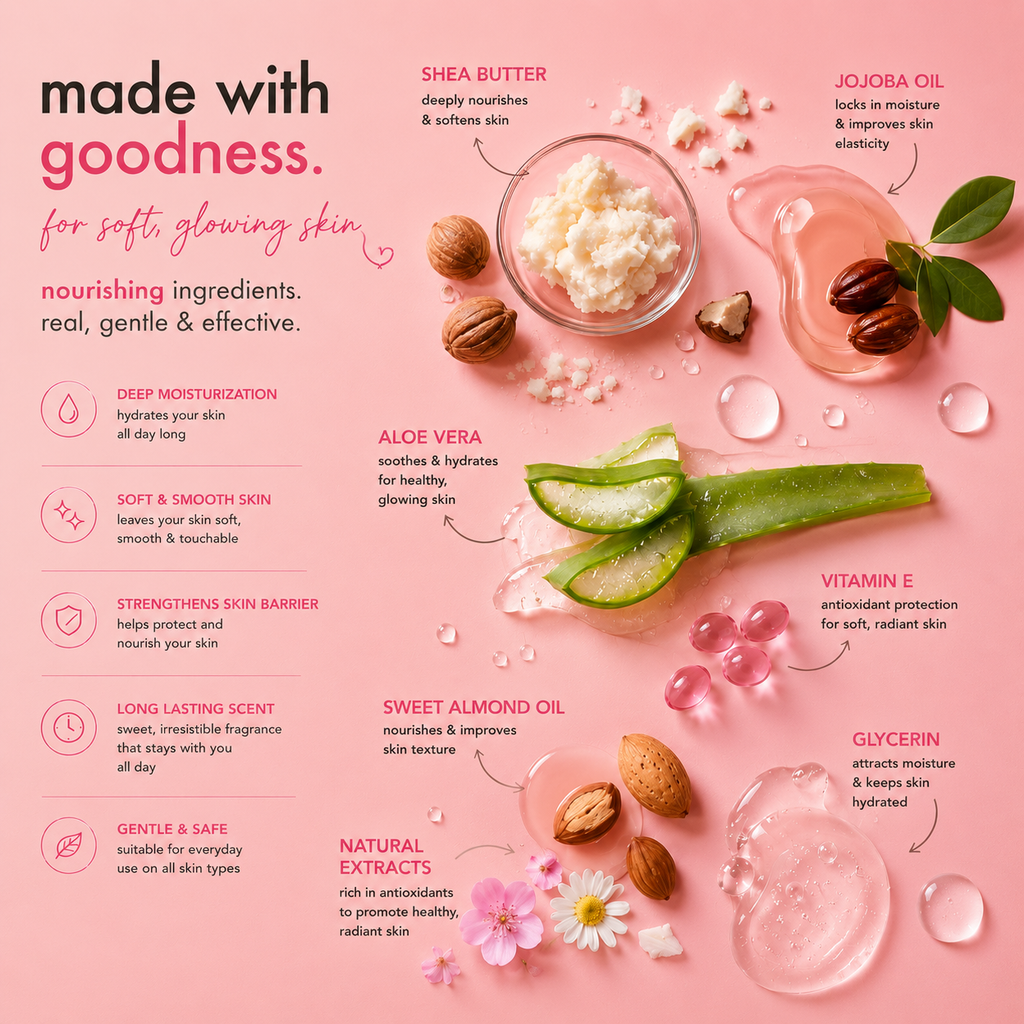 Candy baby body lotion